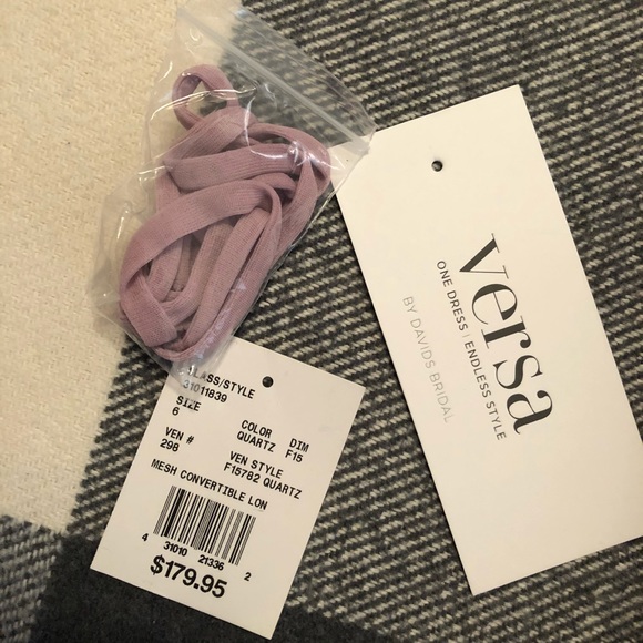 David’s Bridal Versa bridesmaid dress.Color Quarts - Picture 6 of 8